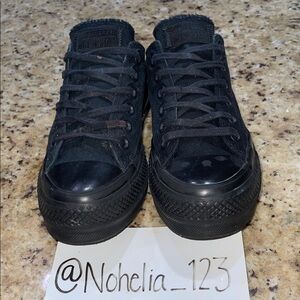 Black Converse Platform Sneakers